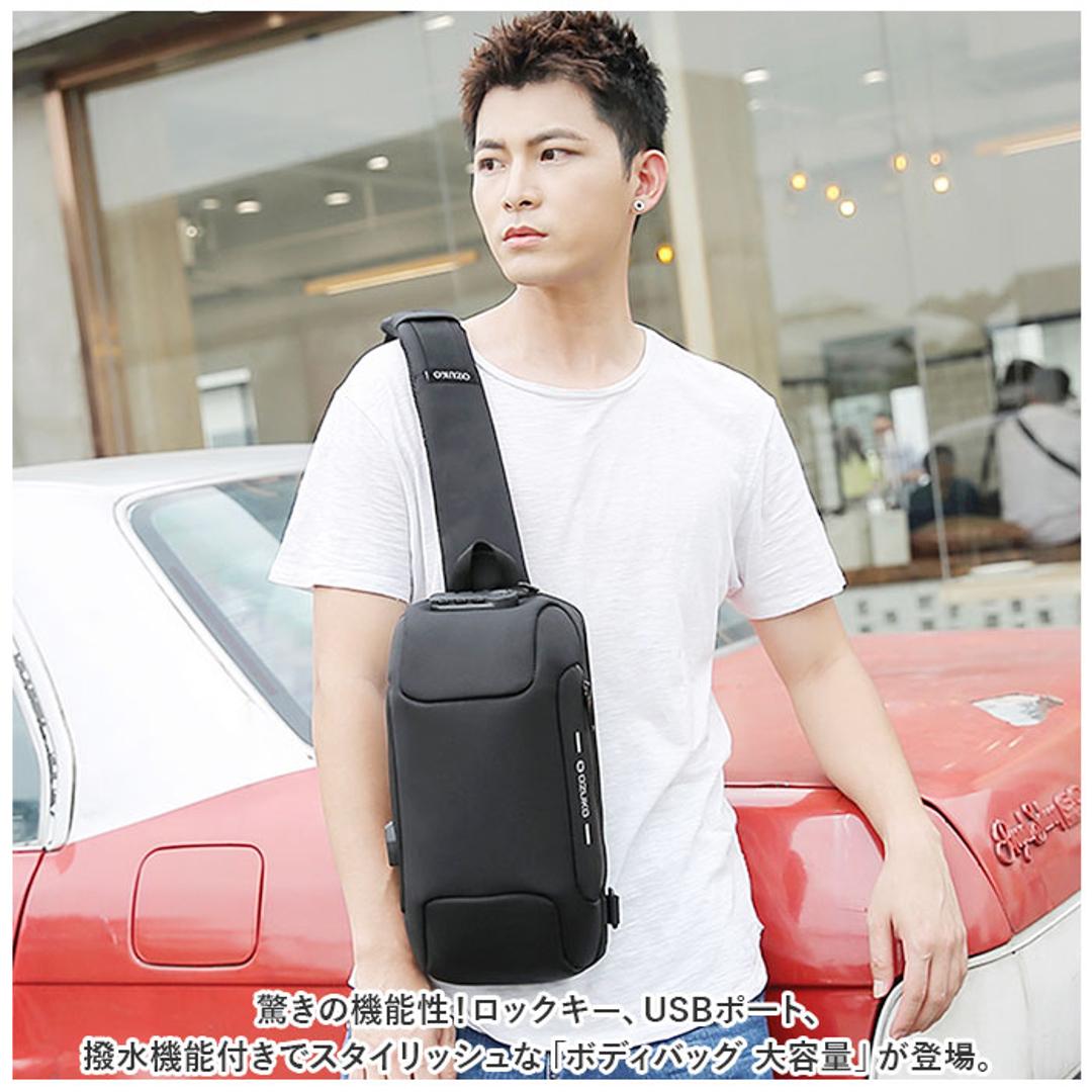 ボディバッグ メンズ ボディバック 大容量 通販 チェストパック チェストパッグ ボディーバッグ ボディーバック メッセンジャーバッグ メッセンジャーバック 斜めがけバッグ 斜めがけバック ワンショルダーバッグ ワンショルダーバック ワンショルダー ショルダーバッグ ブルー ・
