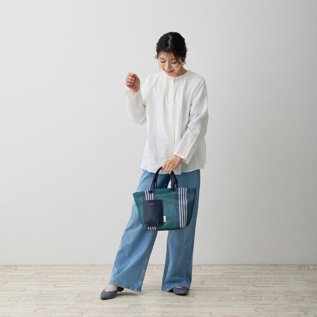 ルートート トートバッグ ROOTOTE 1084 通販 トートバック 手提げバッグ 手提げ袋 手提げかばん 手提げカバン 手提げ鞄 レディース 軽量 軽い 通勤 通学 おしゃれ 配色 洗える 手洗い ストライプ wefer ウエッファ DELI デリ SAX ・