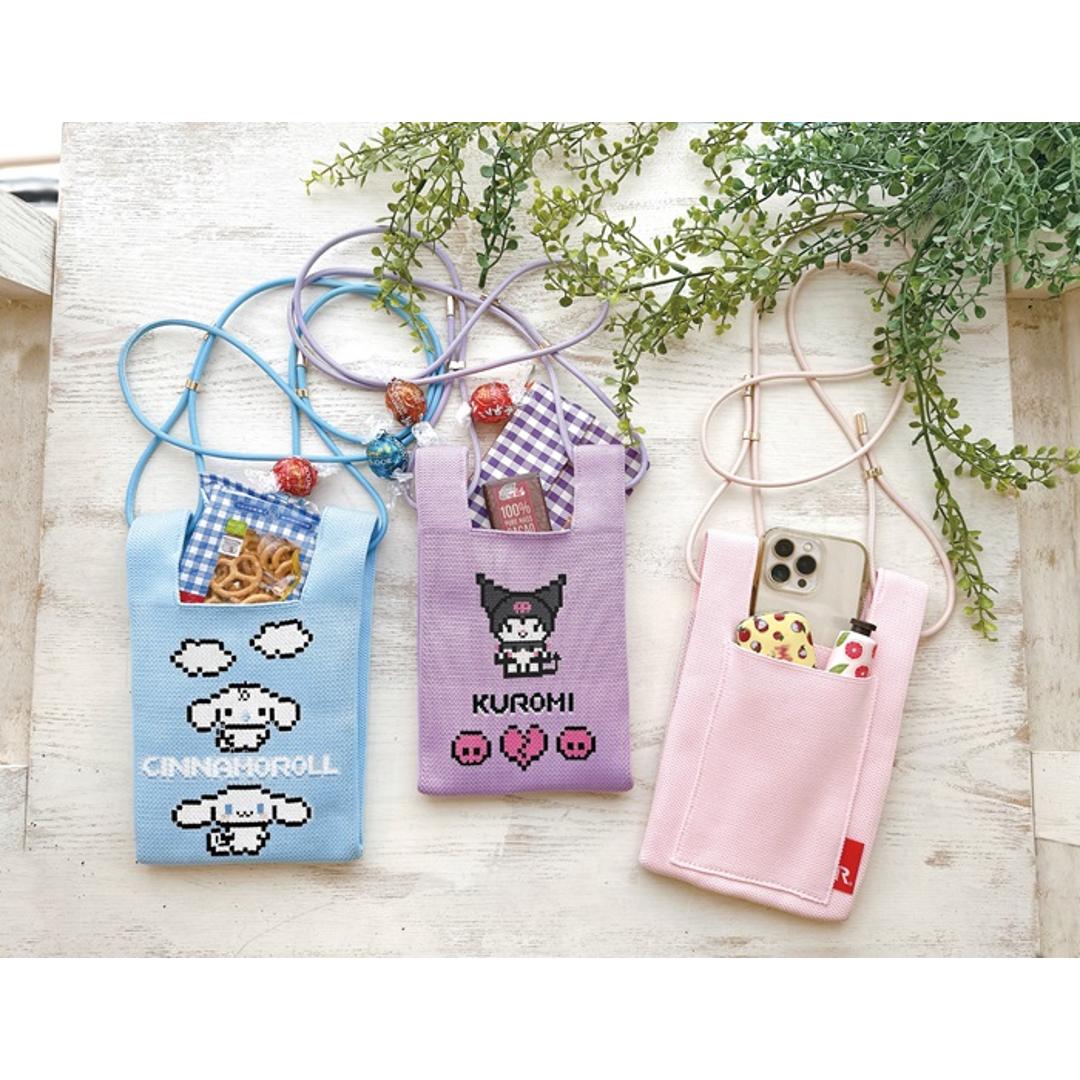 ルートート ミニ ショルダー 通販 ショルダーバッグ IP.BRニット.サンリオキャラクターズ-B キャラクター ミニショルダーバッグ 斜め掛け 肩掛け かわいい 可愛い おしゃれ お出かけ 小さめ お散歩 女性 バッグ プレゼント ギフト ROOTOTE houndstooth ・