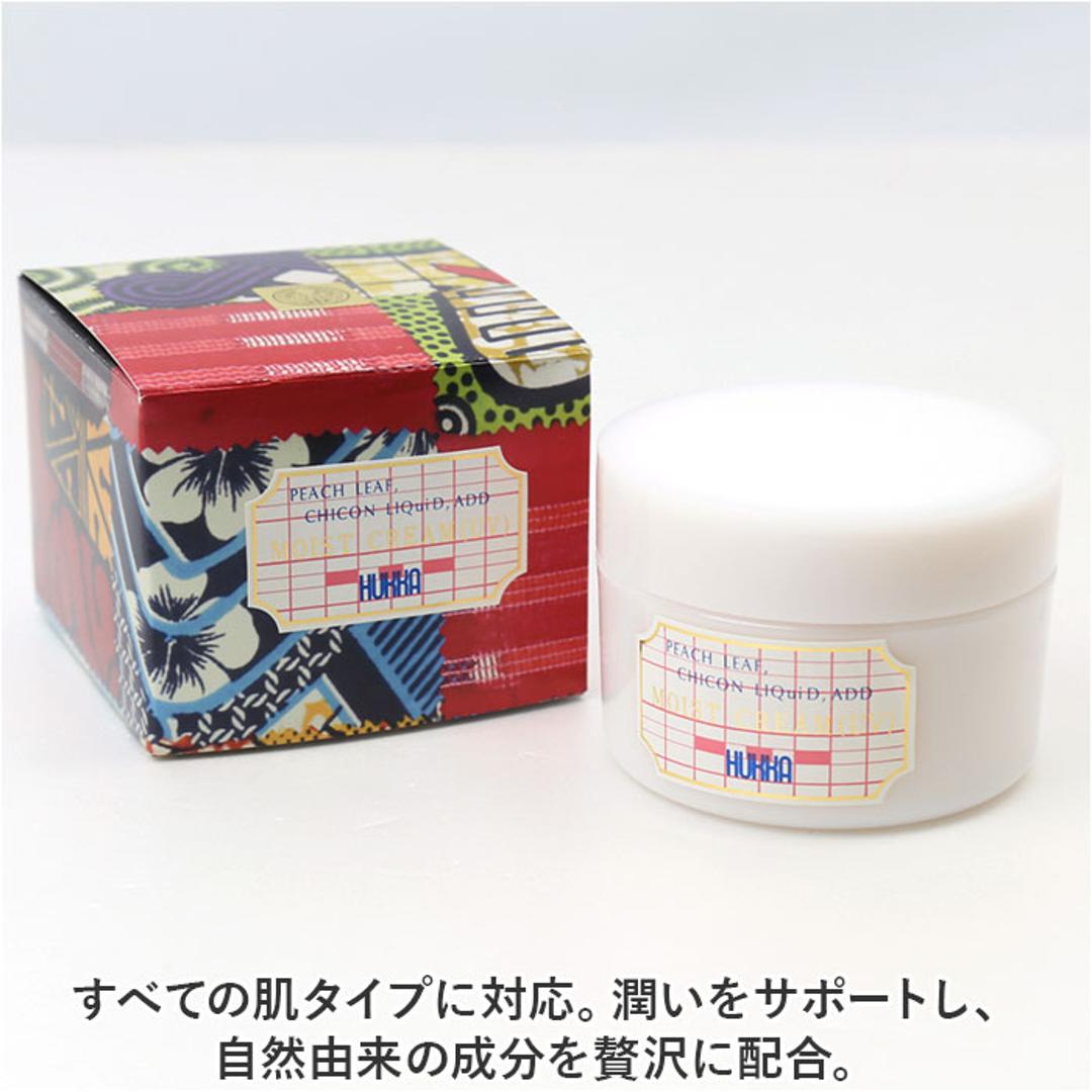 保湿クリーム 敏感肌 通販 日本製 ももの葉 紫根配合 フッカー モイストクリーム 120g クリーム 乾燥肌 桃の葉 基礎化粧品 フェイスケア スキンケア コスメ フッカーコスメチックス ビューティー 美容 ギフト 母の日 誕生日 ホワイト ・