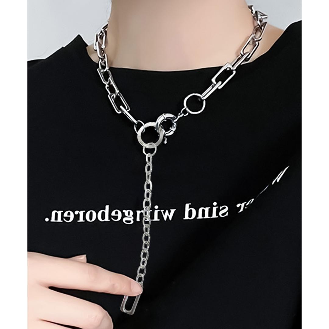 ネックレス チェーン 太め 通販 ダイヤモンドハーツ nec-0370 Diamond Hearts アクセサリー レディース チェーンネックレス スクエアチェーン ネックレスチェーン 女性 メンズ プレゼント ブランド 彼女 男性 10代 20代 30代 シルバー ・