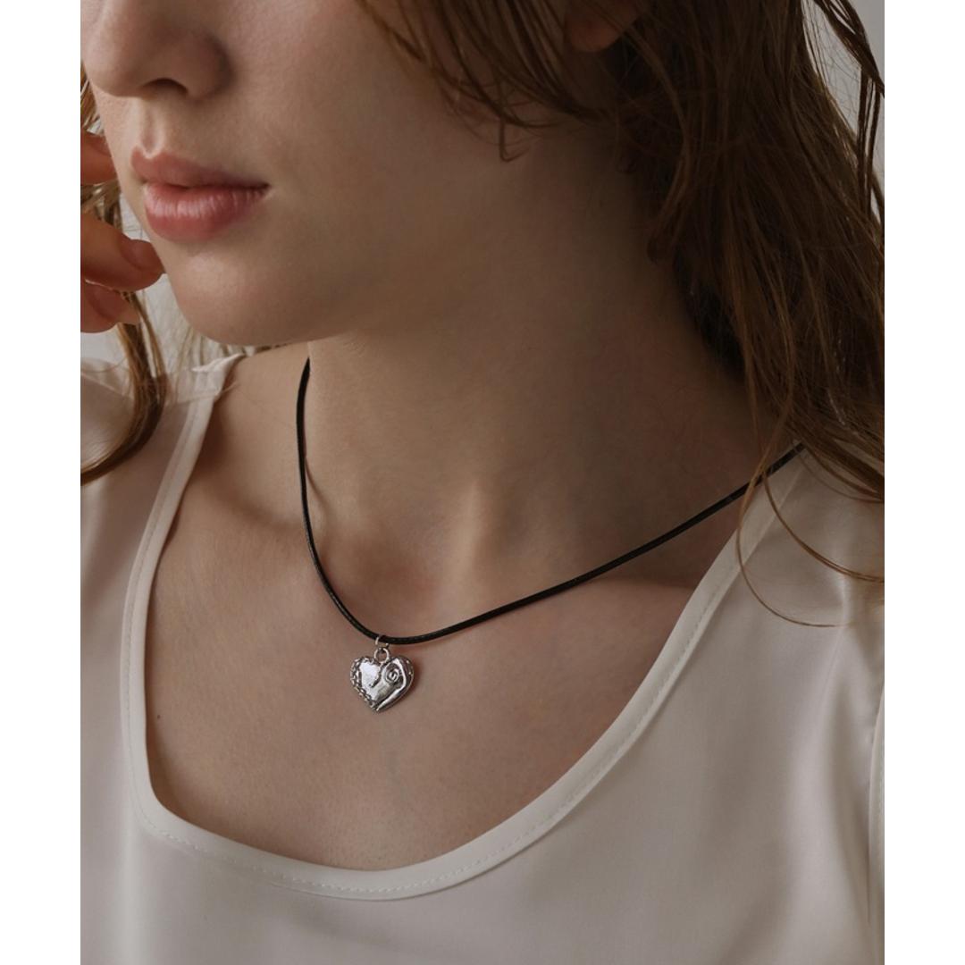 ハートチャームネックレス ダイヤモンドハーツ 通販 レディース Diamond Hearts アクセサリー ジュエリー ハートチャーム ペンダント チャーム ハート おしゃれ かわいい カジュアル きれいめ 首飾り シンプル 贈り物 ギフト プレゼント 誕生日 シルバー 45cm