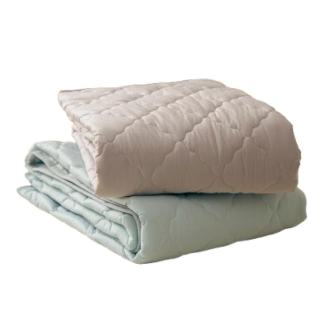 敷きパッド ダブル 冷感 ゴム付き 通販 冷感敷きパッド ベッドパッド 冷感マット 敷きパット ベッドパット ひんやりマット 新冷感サラふわ 敷パッド 敷パット 接触冷感 涼感 冷たい 夏用 夏 涼しい クール 洗える ダブル用 涼感寝具 インテリア アイスグレー ・