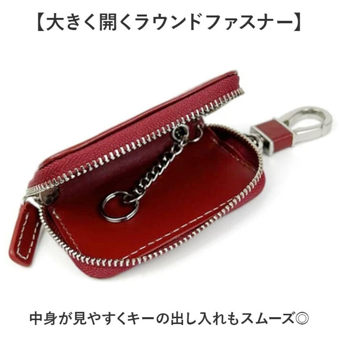 スマートキーケース 革 通販 Arnold Palmer アーノルドパーマー 牛革 レザー 本革 スマートキー キーケース メンズ レディース コンパクト シンプル おしゃれ 上品 収納 カギ かぎ 鍵 鍵入れ 父の日 贈り物 プレゼント ブラック ・