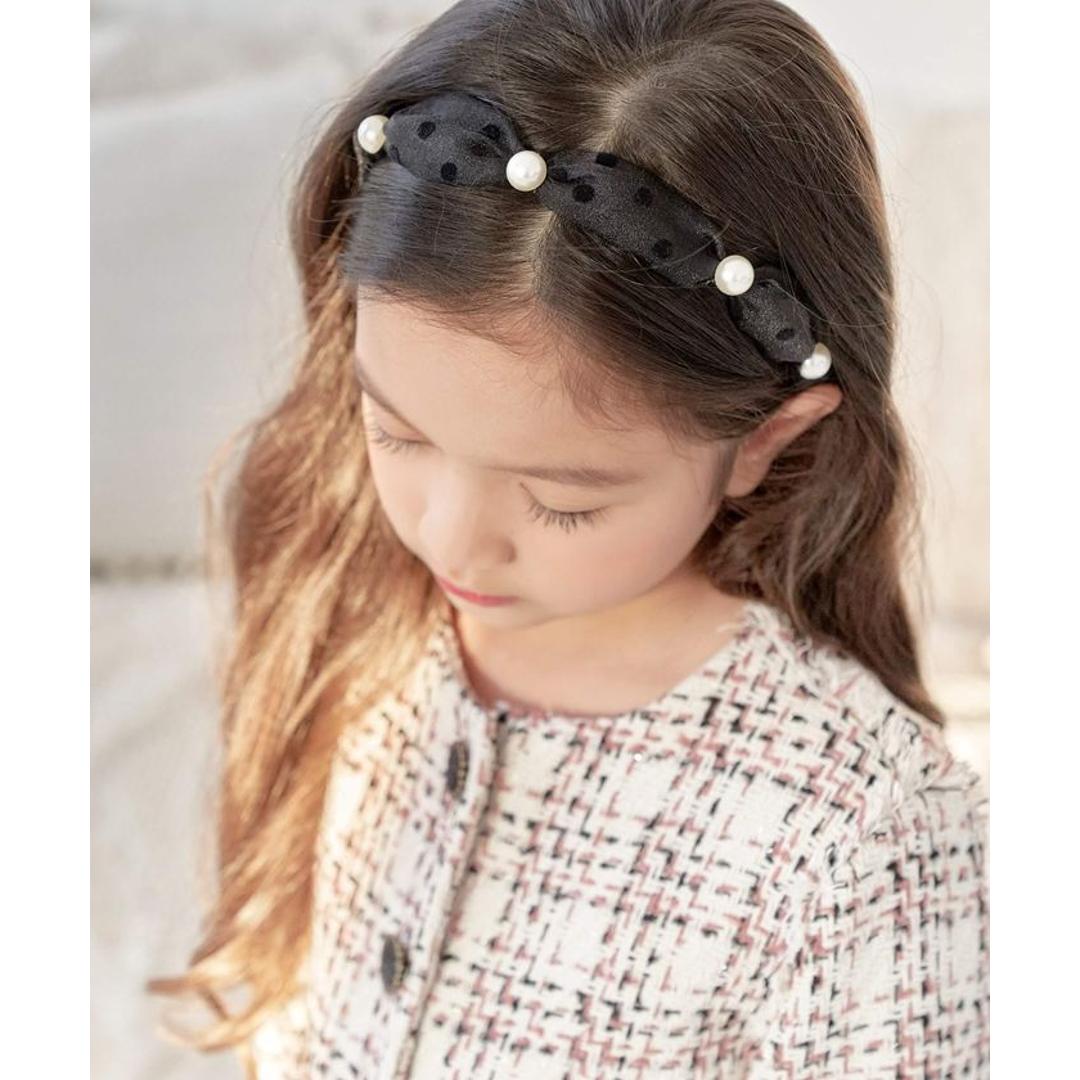 リボン カチューシャ キッズ パール 通販 ヘッドドレス 髪飾り 女の子 子供 子ども こども セレモニー 卒園式 入学式 卒業式 結婚式 ピアノ発表会 フォーマル かわいい おしゃれ 水玉 ドット ヘアーアクセサリー ヘアアクセサリー キッズファッション ベージュ フリー