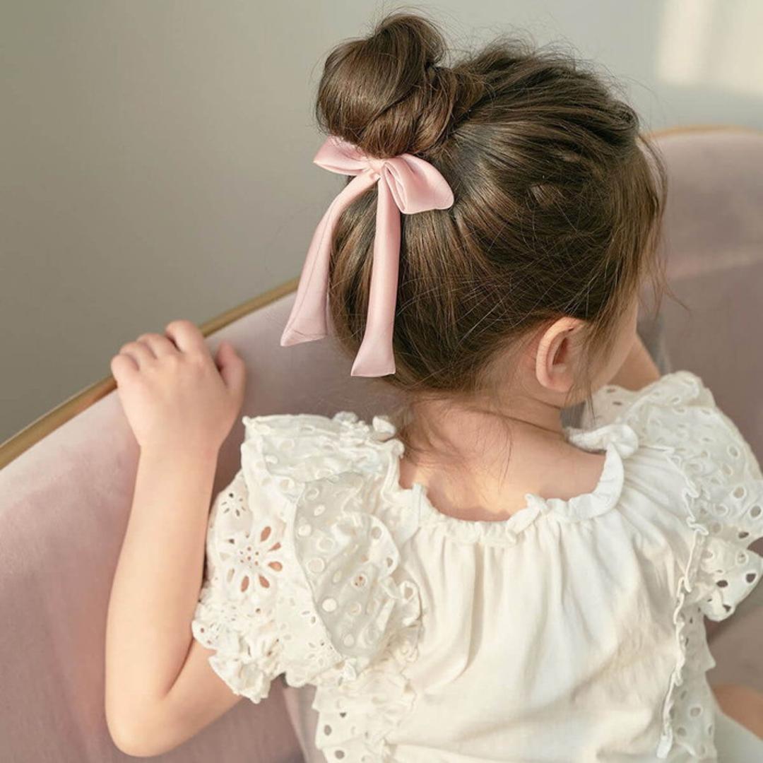 Rora キッズ ヘアゴム リボン 通販 パステルカラー 58292201 ちゅきちゅきリボンヘアゴム 小さめ 女の子 大人っぽい 卒園式 入学式 結婚式 発表会 おしゃれ 可愛い オシャレ かわいい ヘアアレンジ ヘアーアクセサリー ヘアアクセサリー キッズファッション ベビーピンク フリー