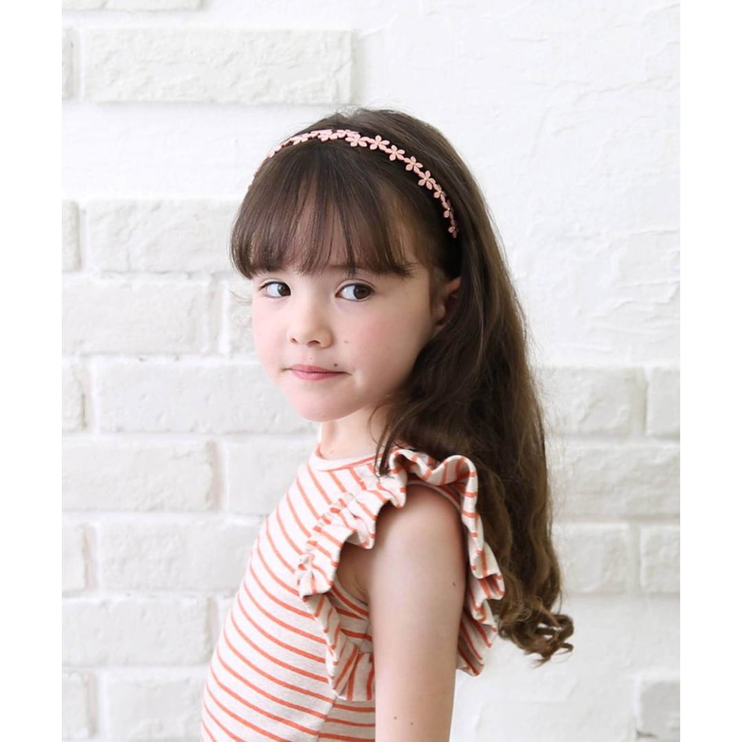 Rora カチューシャ キッズ 通販 ローラ リッツ フラワーカチューシャ ヘアバンド 髪飾り 髪留め お花 発表会 結婚式 卒園式 入学式 女の子 女子 かわいい おしゃれ 子供 子ども こども ヘアーアクセサリー ヘアアクセサリー キッズファッション クリーム フリー