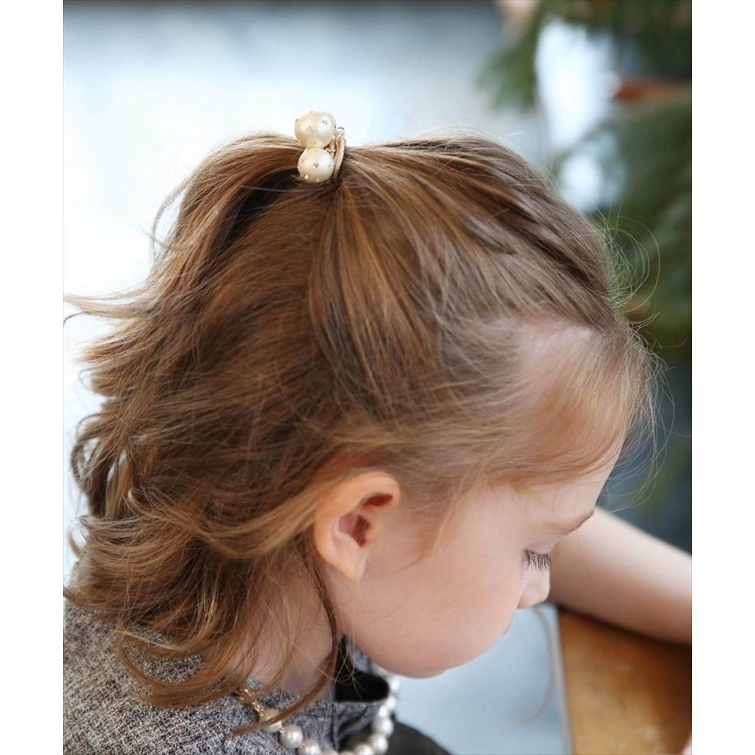Rora ヘアゴム キッズ 通販 ゴールディ 髪ゴム 髪飾り 髪留め ボール ボンボン ゴールド 女の子 子供 子ども こども おしゃれ かわいい フォーマル カジュアル 入園式 卒園式 入学式 卒業式 結婚式 パーティー ヘアアレンジ ヘアアクセサリー ゴールド フリー