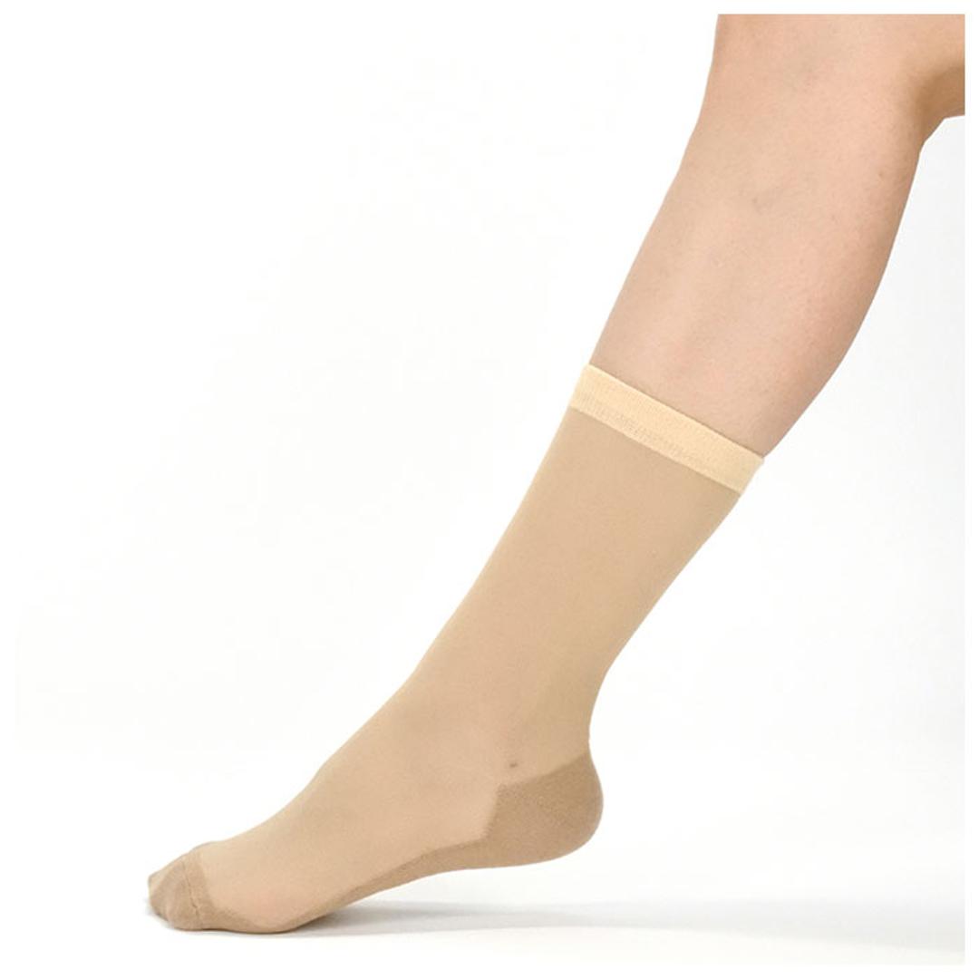 ストッキング 靴下 ショート丈 通販 ストッキング風 クルー