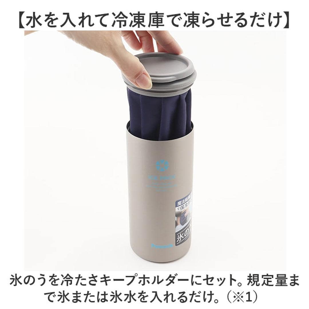 ピーコック 氷嚢 ABC-50 通販 peacock アイスパック 氷のう アイスバッグ ひょうのう スポーツ 発熱 アイシング 布製 大きめ 500ml缶 缶ホルダー 通学 通勤 アウトドア ピーコック魔法瓶 冷却グッズ 暑さ対策用品 健康グッズ ステンレス ・