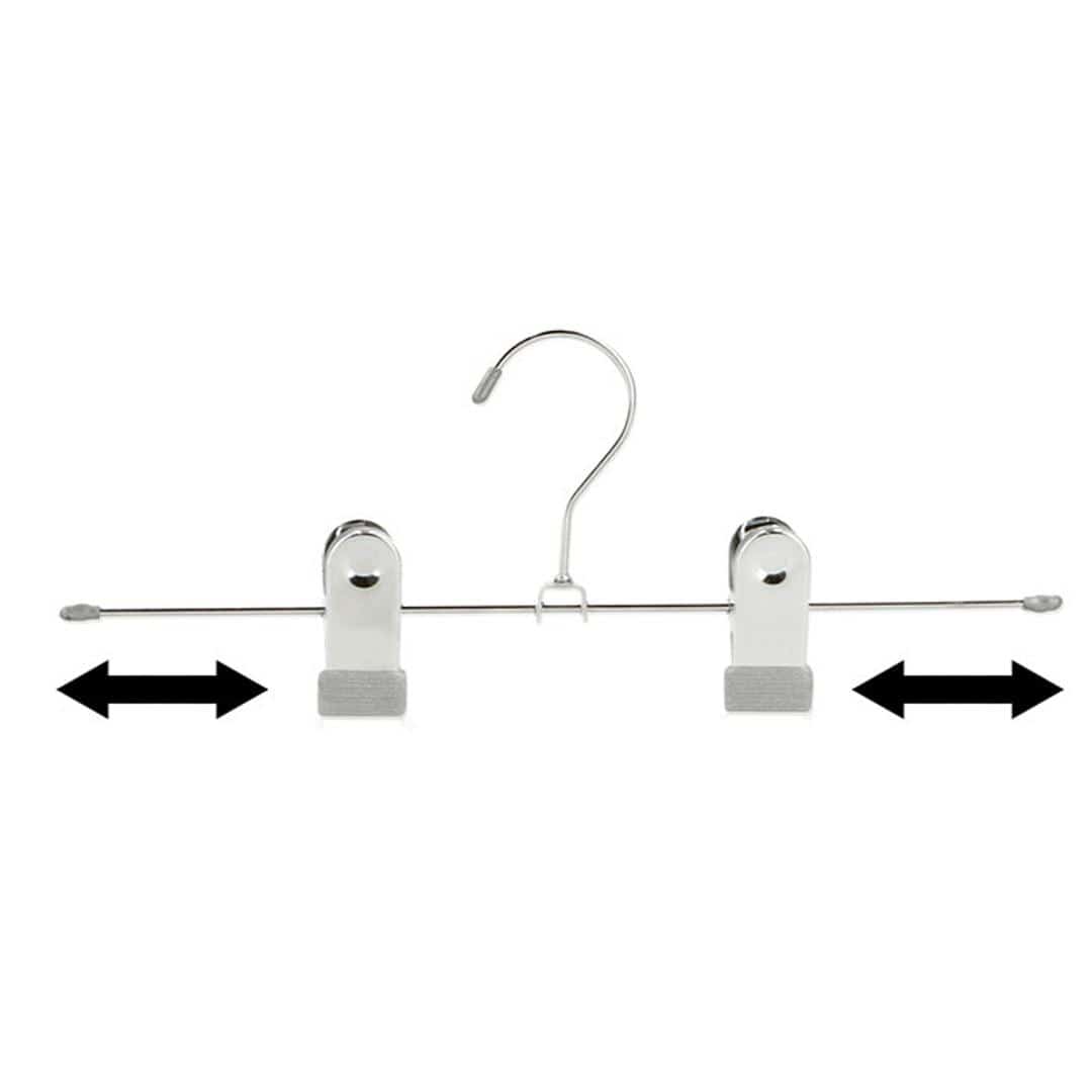 ハンガー すべらない 10本 通販 女性用 スカートハンガー 10本組 セット ボトムス おしゃれ クリップ ハンガー ブランド アニマーレ シルバー 洋服 衣類収納 新生活 シンプル インテリア サワフジ 滑らない シルバー ・