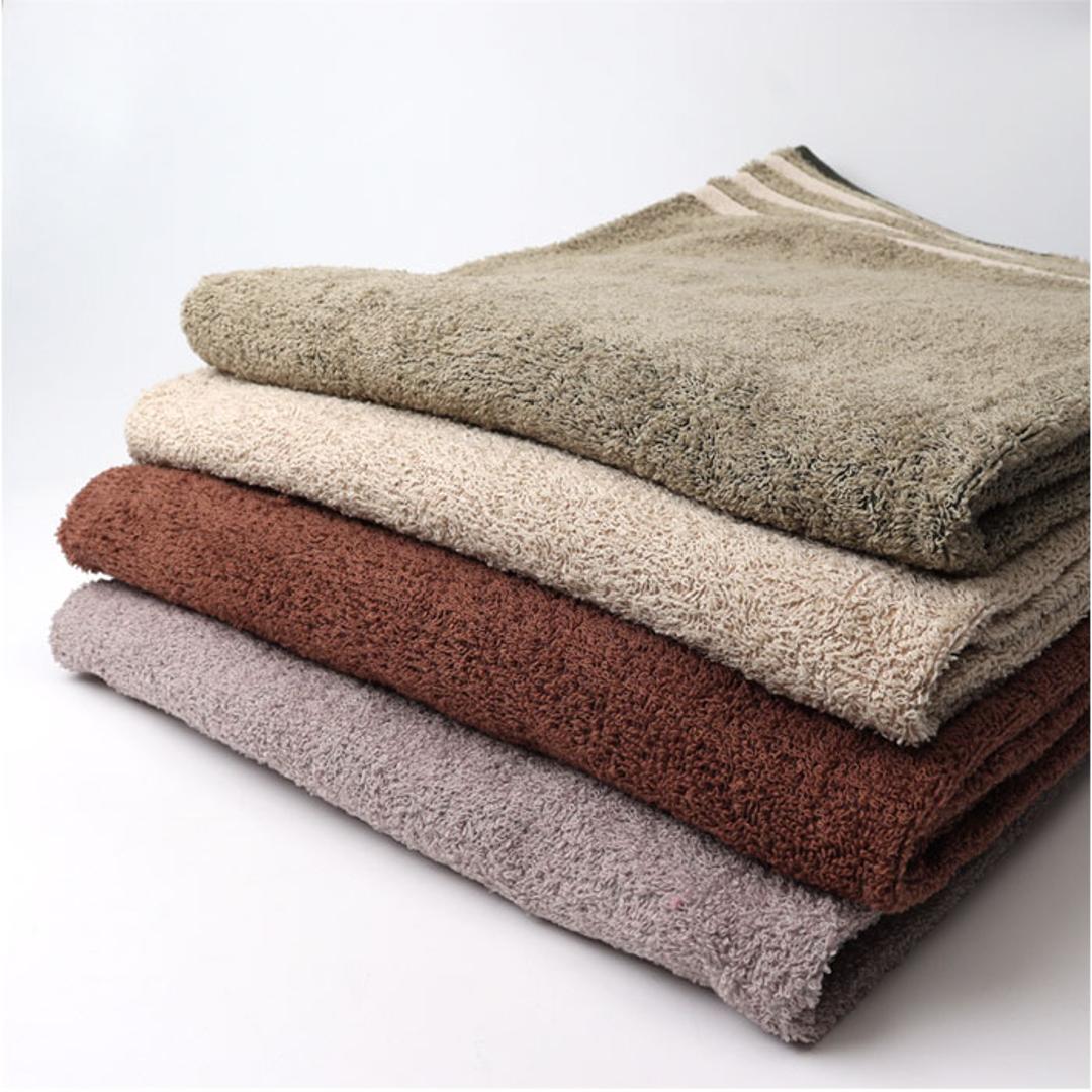 超大判バスタオル 通販 バスタオル 大判 ビッグバスタオル 大判バスタオル 大判タオル バス タオル 大きめ タオルケット タオルブランケット エステタオル 綿100% 吸水 速乾 100×180cm 贈り物 ギフト おしゃれ エッジライン/GR ・