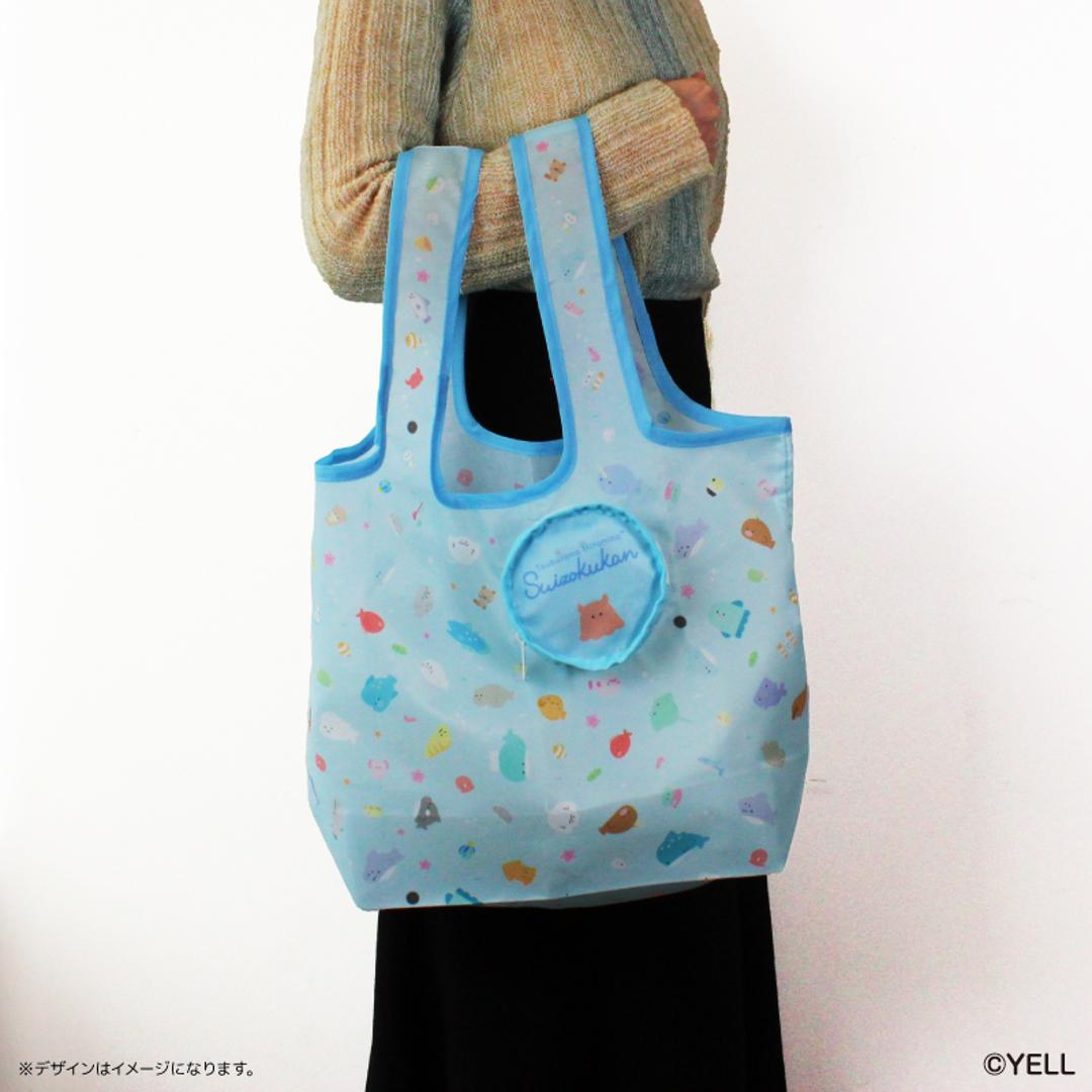 つぶらな瞳 グッズ 通販 つぶらな瞳の仲間達 エコバッグ エコバック マイバッグ ショッピングバッグ 買い物バッグ 折りたたみバッグ お買い物袋 サブバッグ 折りたたみ コンパクト 軽量 キャラクター 小さめ おしゃれ かわいい 男女兼用バッグ つぶらな瞳の水族館 ・