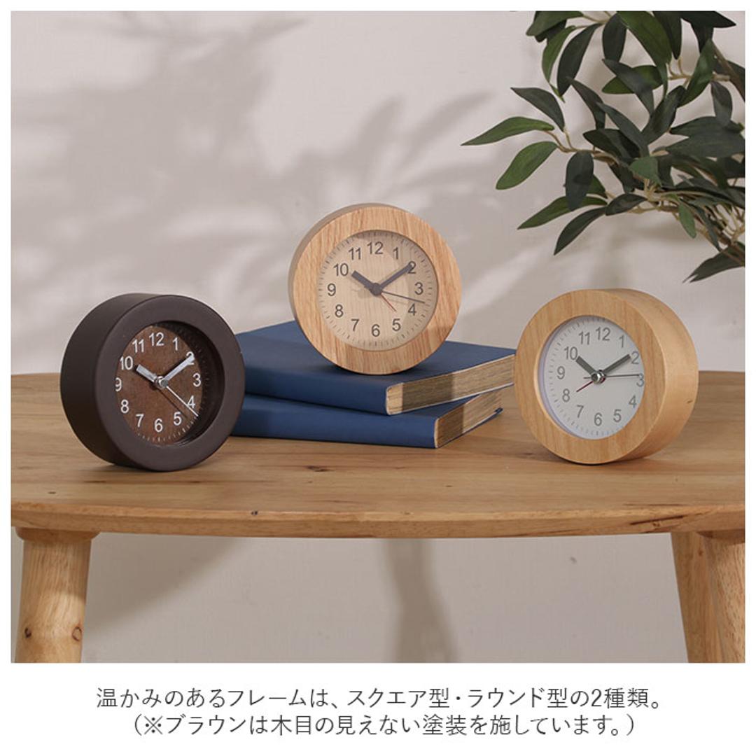 豊富な2024wood clock ウッドクロックコンパクト インテリア時計