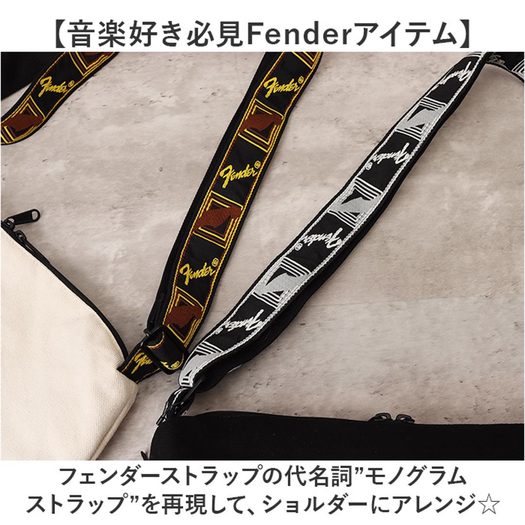 fender フェンダー バッグ 950-6004 通販 ショルダーバッグ ボディバッグ 斜めがけバッグ ミニショルダーバッグ ショルダーバック ボディバック ブランド 布 コットン 帆布 小さめ A5 通学 通勤 旅行 かっこいい 大人 メンズバッグ BLACK ・