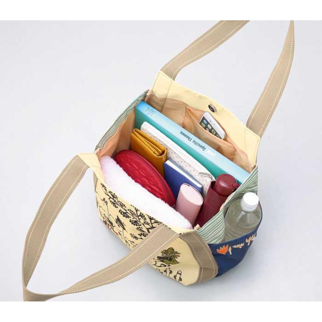 トートバッグ 大きめ キャラクター 通販 ビッグトートバッグ トートバック トート 手提げ 肩掛け 肩掛けバッグ 肩掛けバック 持ちやすい 軽量 軽い ポケット マチ 大容量 たっぷり入る かわいい 可愛い 巾広め ハンドル 上品 大人 ムーミン ・