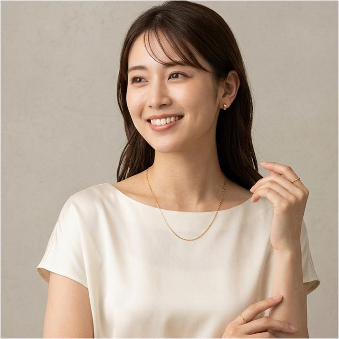 金 ネックレス 10金 通販 日本製 ネックレスチェーン チェーンネックレス 10K 長さ50cm チェーン k10 太さ1.0mm カットボールネックレス カットボールチェーン レディース メンズ 造幣局金商刻印 イエローゴールド レディースジュエリー イエローゴールド 50cm