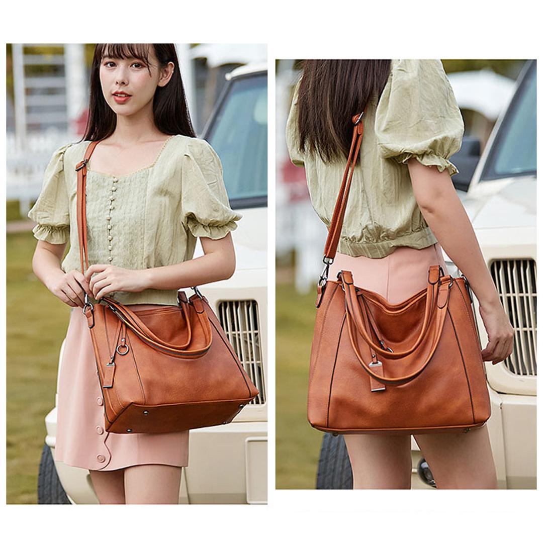 トートバッグ レディース 通勤 通販 大きめ A4 トートバック ビジネス トート 2way ショルダー ビジネスバッグ ショルダーバッグ 肩掛け 斜めがけ ビジネスバック 大容量 おしゃれ シンプル 無地 きれいめ 上品 合 ブラウン ・