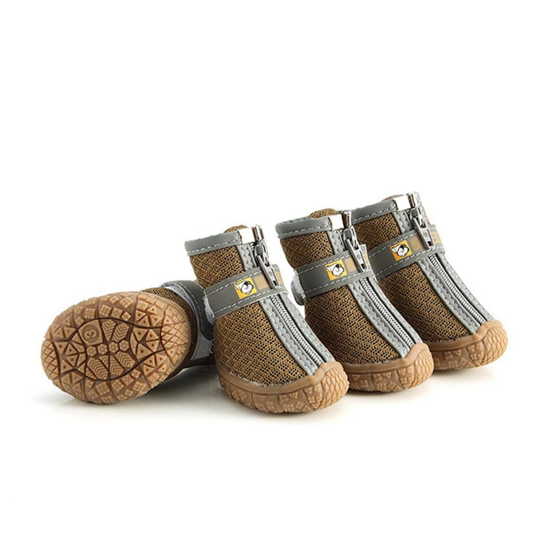 犬 靴 通販 くつ 脱げない 肉球ケア 大型犬 中型犬 小型犬 簡単装着 シニア犬 おしゃれ メッシュ 散歩 用 撥水 はっ水 犬用 いぬ ペット グッズ ペット用品 ブルー×メッシュタイプ 【即日発送】#1