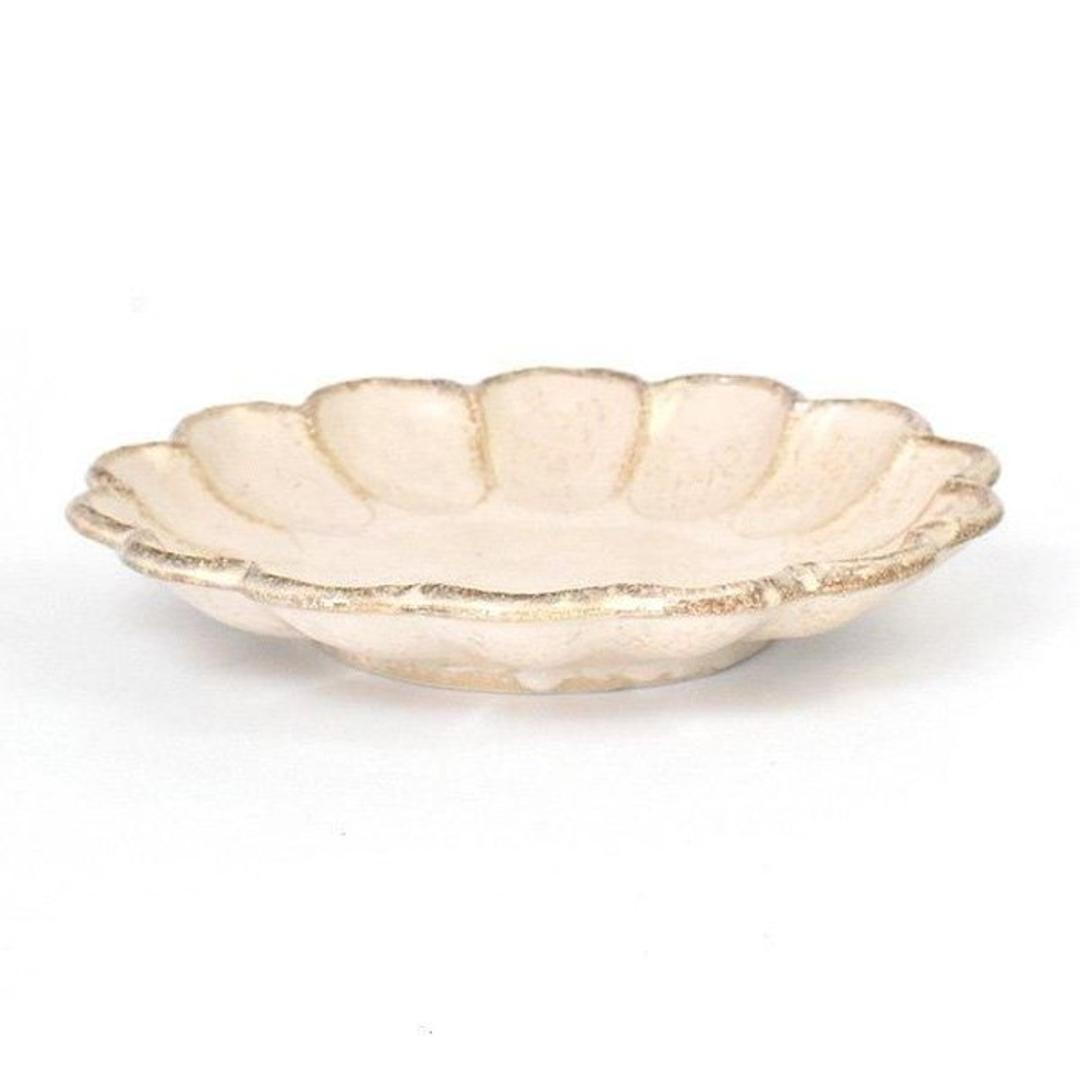 美濃焼 皿 通販 日本製 お皿 プレート 美濃 焼 21.5cm 中皿 丸皿 モーニングプレート 和食器 おしゃれ モダン かわいい 花形 花型 お花 電子レンジ対応 食洗機対応 サラダ デザート ケーキ リンカ 21プレート グルメスタイル キッチン用品 ホワイト ・