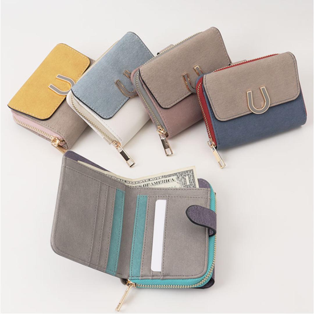 ラムモード 二つ折り財布 財布 37891t 通販 2つ折り財布 折り財布 さいふ サイフ お財布 レディース財布 2つ折り 二つ折り 札入れ 小銭入れ ファスナー カード入れ かわいい 可愛い レディース 女性 ギフト 贈り物 おしゃれ グレー ・