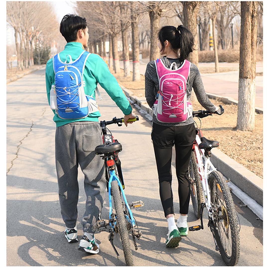 ランニング バックパック 軽量 通販 ランニングバック ランニングバッグ サイクリングバック サイクリングバッグ サイクリングリュック リュック リュックサック コンパクト ジョギング トレラン ハイキング 自転車 スポーツ 登山 ウォーキング ユニセックス グリーン ・