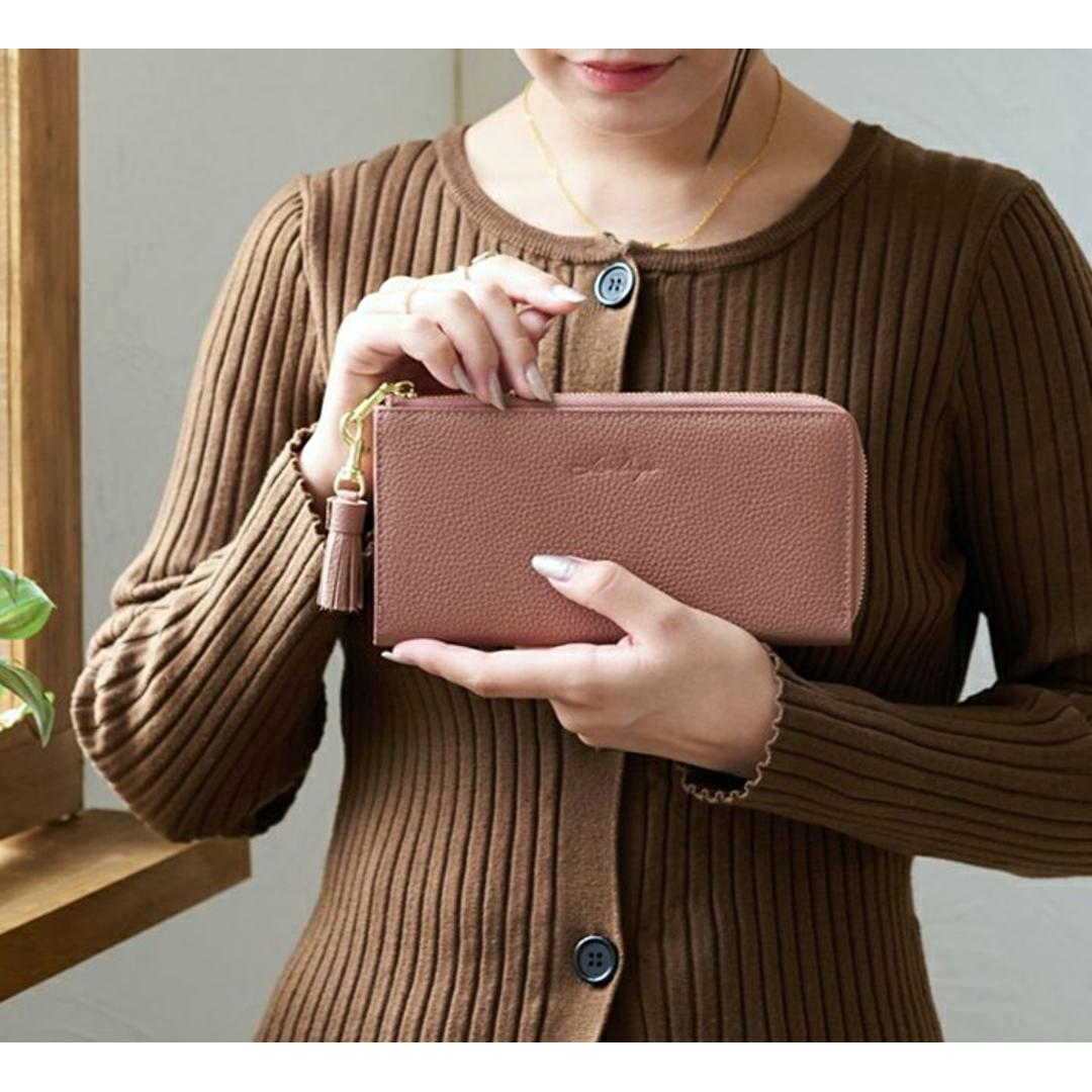 lizdays リズデイズ 長財布 lz-65105 通販 本革財布 牛革財布 財布 コインケース 長サイフ サイフ 小銭入れ ロングウォレット カード入れ スキミング防止 軽い 薄い l字ファスナー 磁気 本革 大容量 レディース おしゃれ ギフト ブラック ・