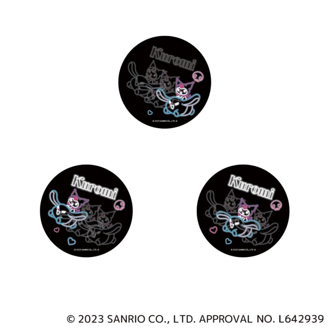 サンリオ クロミ グッズ 通販 マイメロディ 缶バッジ まじかる百貨店缶バッジ 4947864049423 クロミ01 KUROMI 缶バッチ カンバッジ カンバッチ かわいい 可愛い おしゃれ オシャレ 推し活 キャラクターグッズ 推しグッズ レンチキュラー クロミ ・
