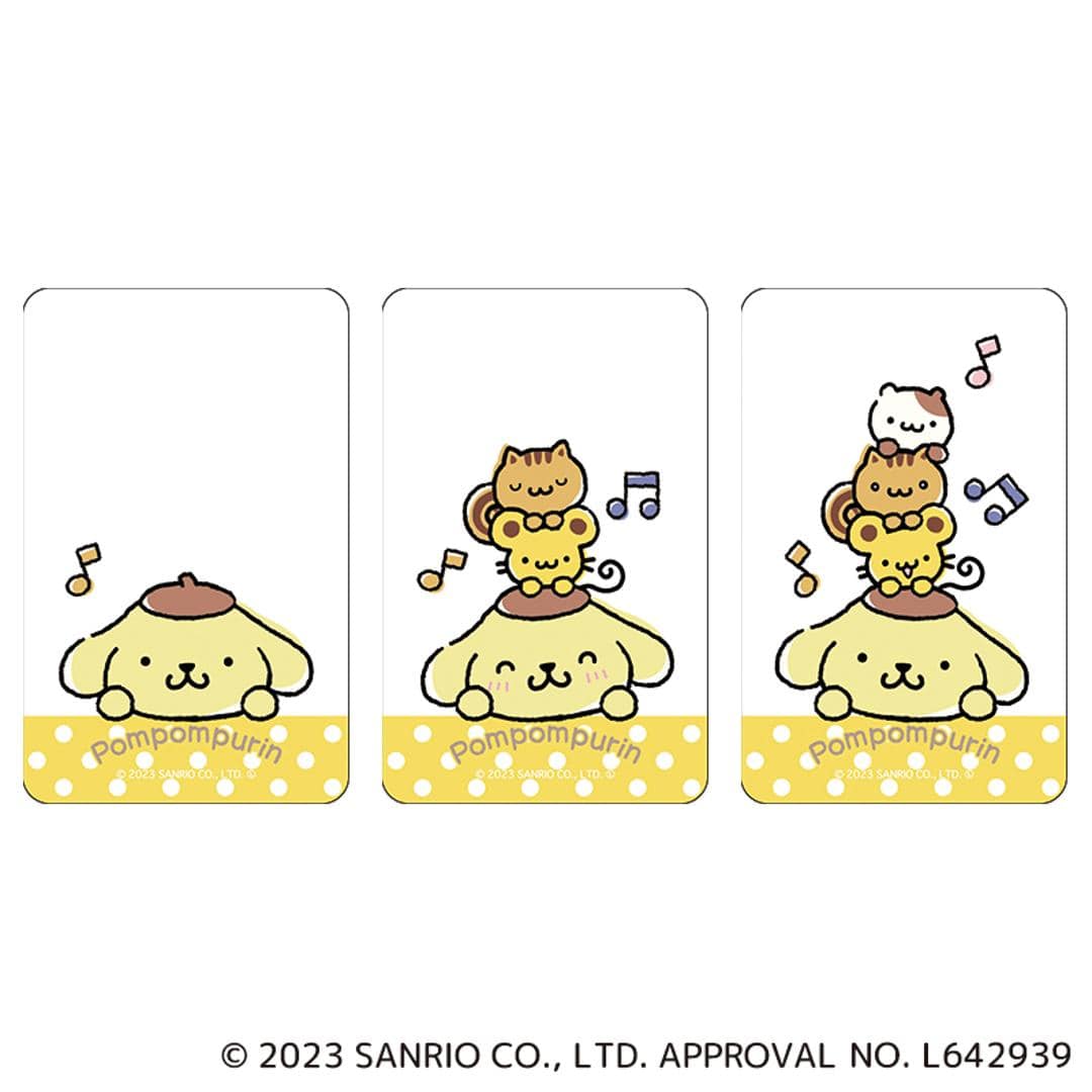 サンリオ ポムポムプリン グッズ 通販 POMPOMPURIN クリアカード まじかる百貨店クリアカード 4947864049607 ポムポムプリン01 かわいい 可愛い カワイイ 透明 推しグッズ キャラクター 推し活 レンチキュラー スマホ裏 ホビー ポムポムプリン ・