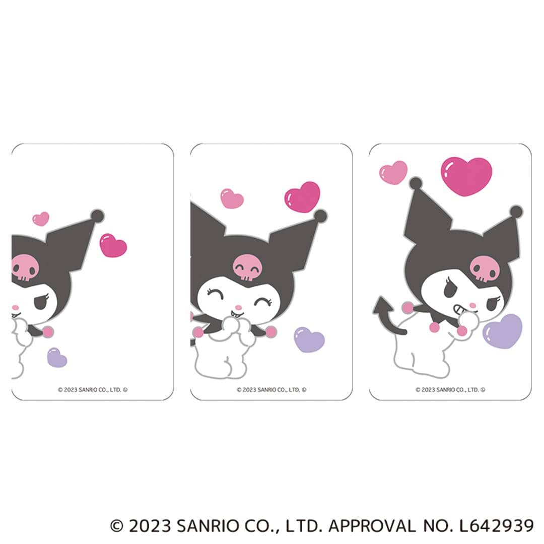 サンリオ クロミ グッズ 通販 マイメロディ クリアカード まじかる百貨店クリアカード 4947864049638 クロミ02 KUROMI かわいい 可愛い カワイイ 透明 推しグッズ キャラクター 推し活 レンチキュラー スマホ スマートフォン クロミ ・