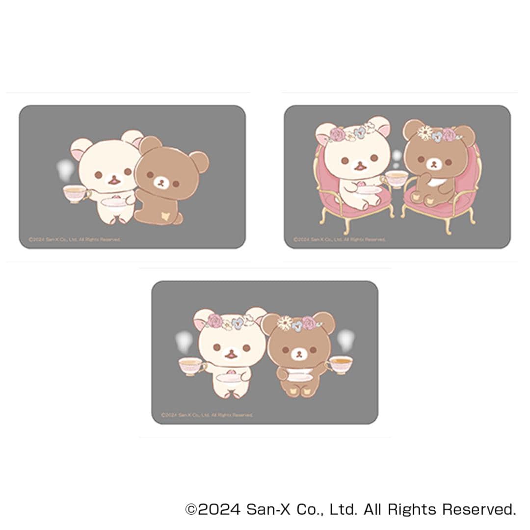 リラックマ グッズ 通販 Rilakkuma クリアカード まじかる百貨店クリアカード 4947864051839 リラックマ01 透明 スマホ裏 スマートフォン かわいい 可愛い カワイイ サンエックス キャラクターグッズ レンチキュラー コレクション リラックマ ・