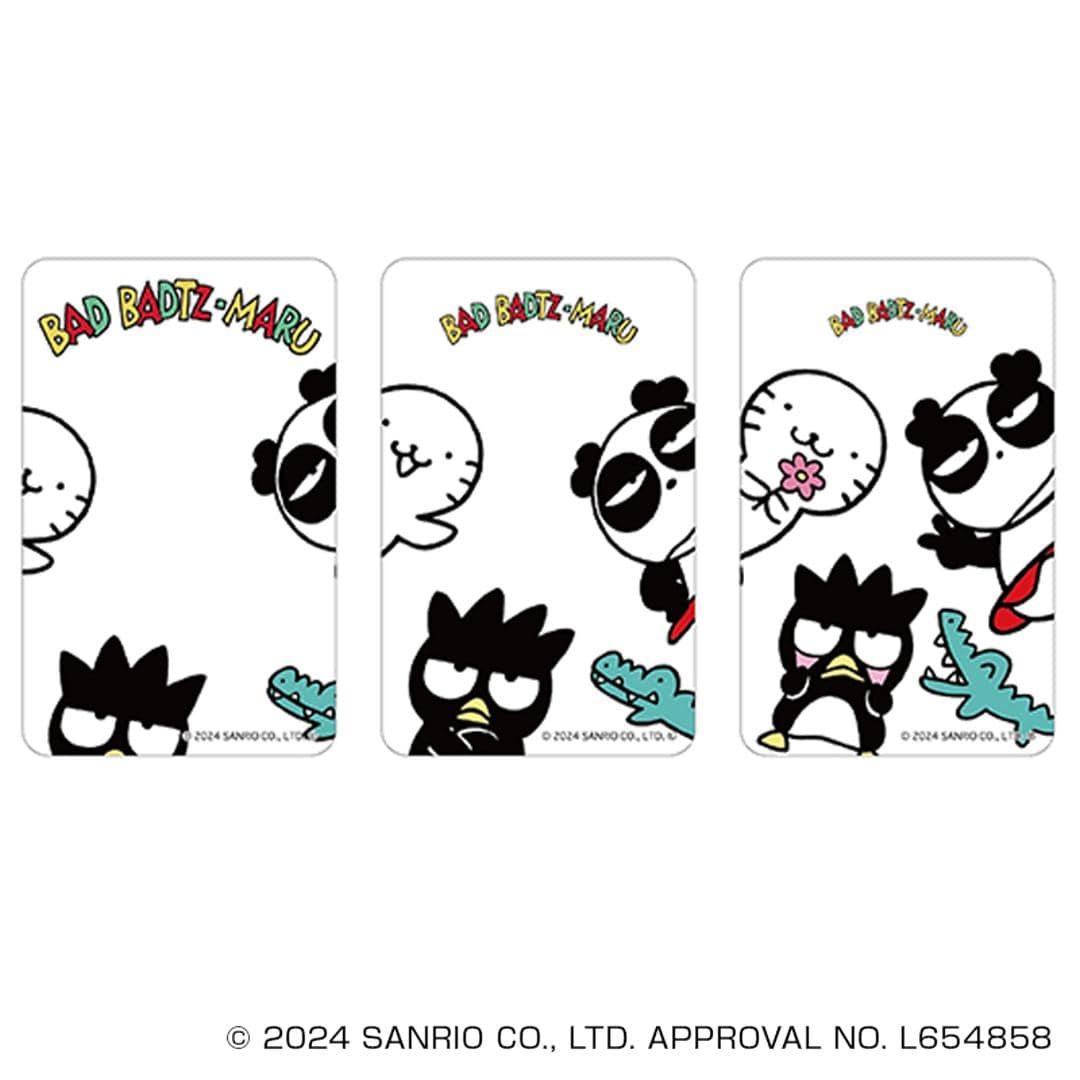 サンリオ バッドばつ丸 グッズ 通販 BAD BADTZ-MARU クリアカード まじかる百貨店クリアカード 4947864052683 バッドばつ丸01 かわいい 可愛い カワイイ 透明 推しグッズ キャラクター 推し活 レンチキュラー スマホ裏 ホビー バッドばつ丸 ・