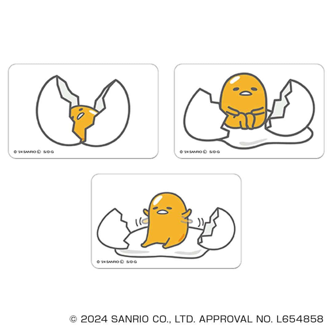 サンリオ ぐでたま グッズ 通販 GUDETAMA クリアカード まじかる百貨店クリアカード 4947864052690 ぐでたま01 かわいい 可愛い カワイイ 透明 推しグッズ キャラクター 推し活 レンチキュラー スマホ スマートフォン ホビー ぐでたま ・