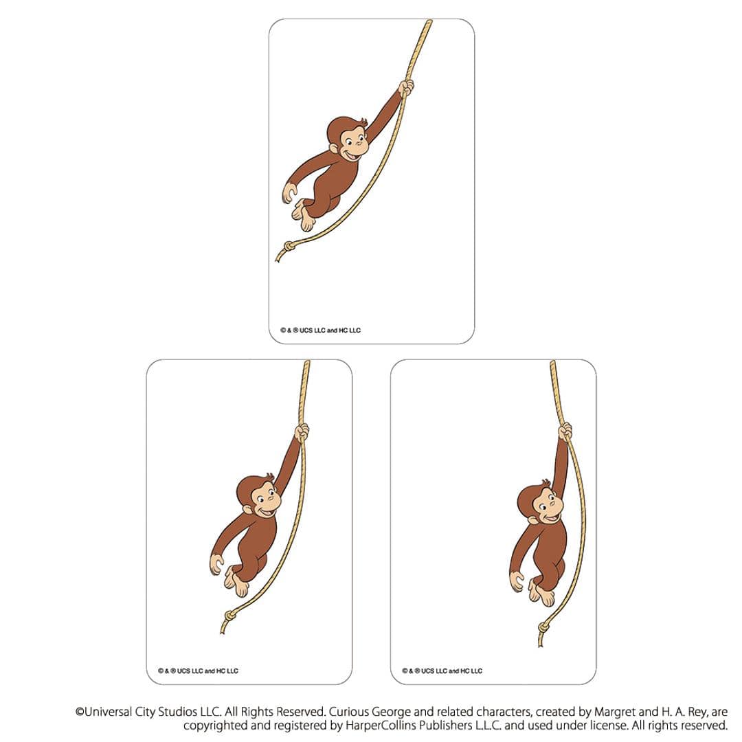 おさるのジョージ グッズ 通販 Curious George クリアカード まじかる百貨店クリアカード 4947864052959 おさるのジョージ08 絵本キャラクター かわいい 可愛い おしゃれ カワイイ スマホ裏 推し活 オシャレ レンチキュラー ホビー おさるのジョージ ・