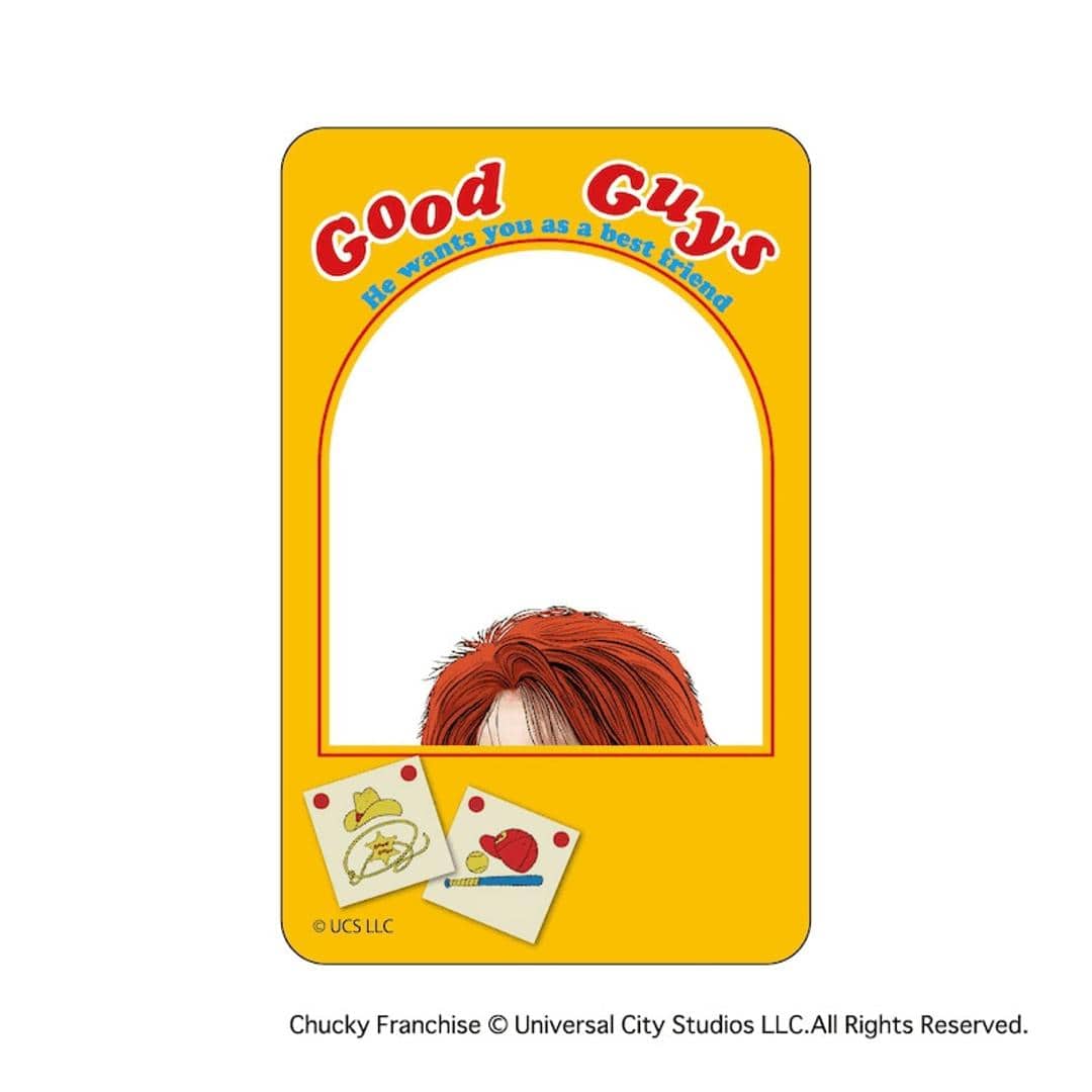 チャッキー グッズ 通販 CHUCKY クリアカード まじかる百貨店クリアカード 4947864075286 チャッキー02 スマホ かわいい おしゃれ 透明 カード 映画グッズ チャイルド・プレイ キャラクター 推しグッズ レンチキュラー スマートフォン チャッキー ・