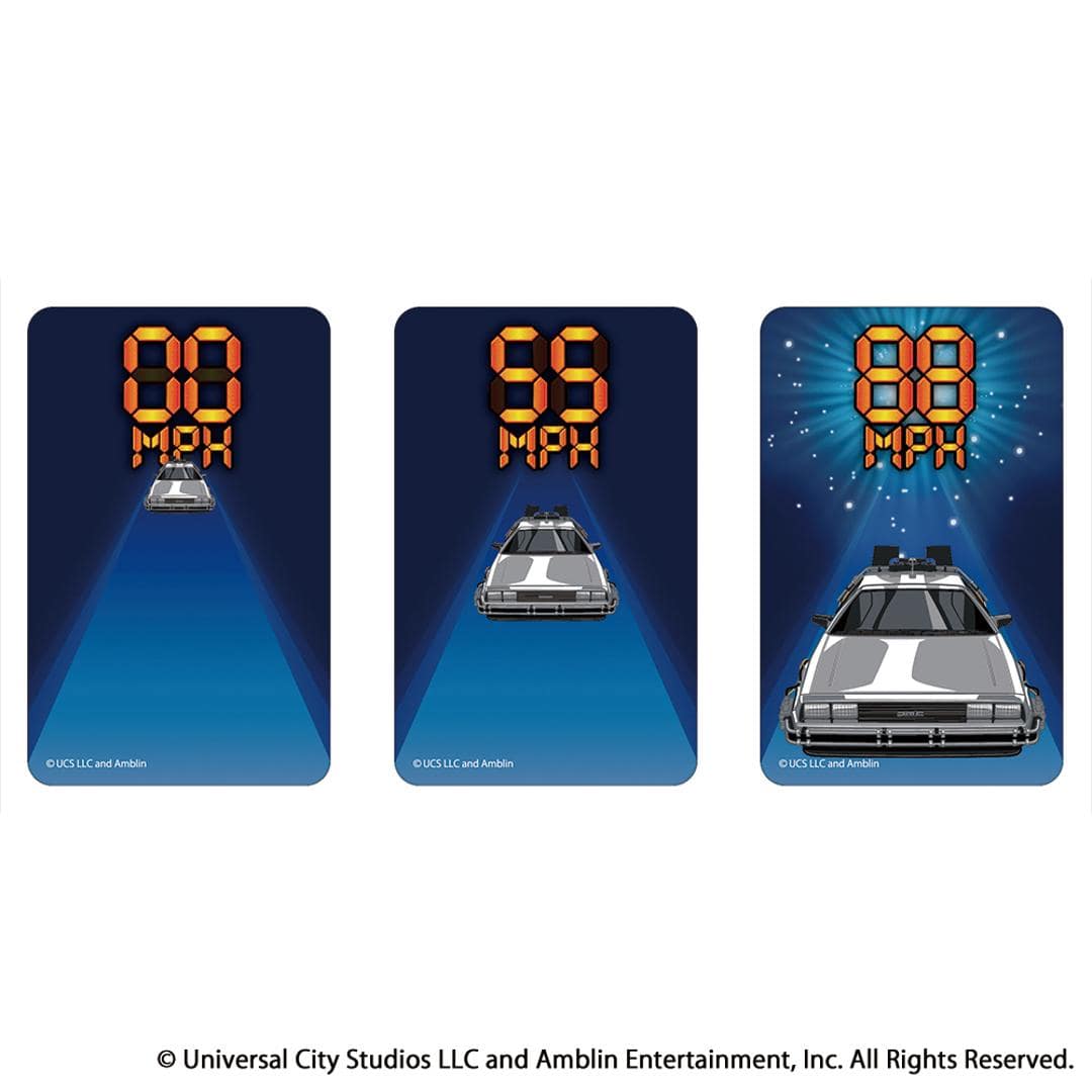 バックトゥザフューチャー グッズ 通販 ステッカー まじかる百貨店ステッカー 4947864075545 バック・トゥ・ザ・フューチャー03 Back to the Future シール BTTF デロリアン 映画グッズ おしゃれ レンチキュラー ホビー バック・トゥ・ザ・フューチャー ・