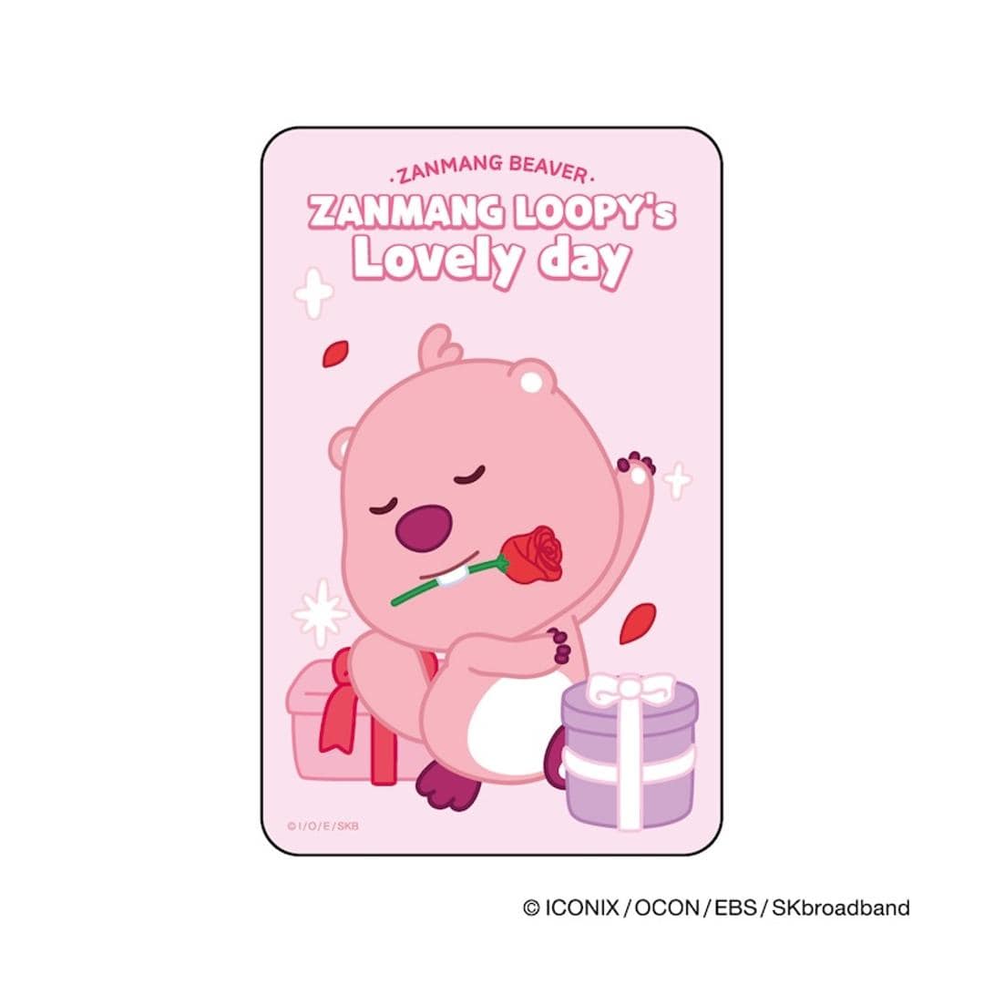 ジャンマンルピー グッズ 通販 じゃんまんるぴー ZANMANG LOOPY ステッカー シール ステッカーシール まじかる百貨店ステッカー 4947864092030 かわいい おしゃれ 可愛い 韓国アニメ キャラクター レンチキュラー スマホ裏 文房具 じゃんまんるぴー ・