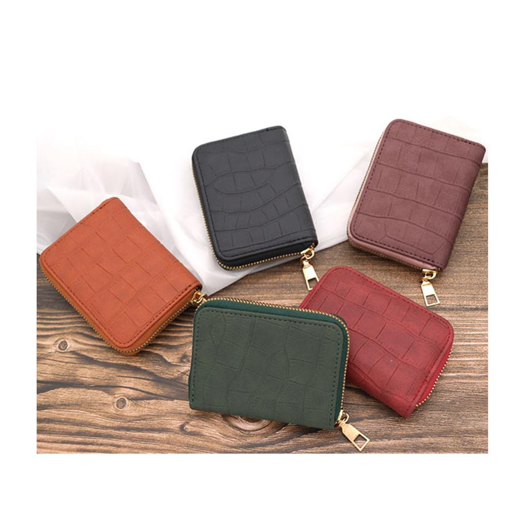 カードケース 財布 通販 クレジットカードケース クレジットカード マルチケース ミニ財布 レディース メンズ じゃばら ラウンドファスナー おしゃれ 大人 シンプル 誕生日 クリスマス ギフト 小物 雑貨 グリーン ・