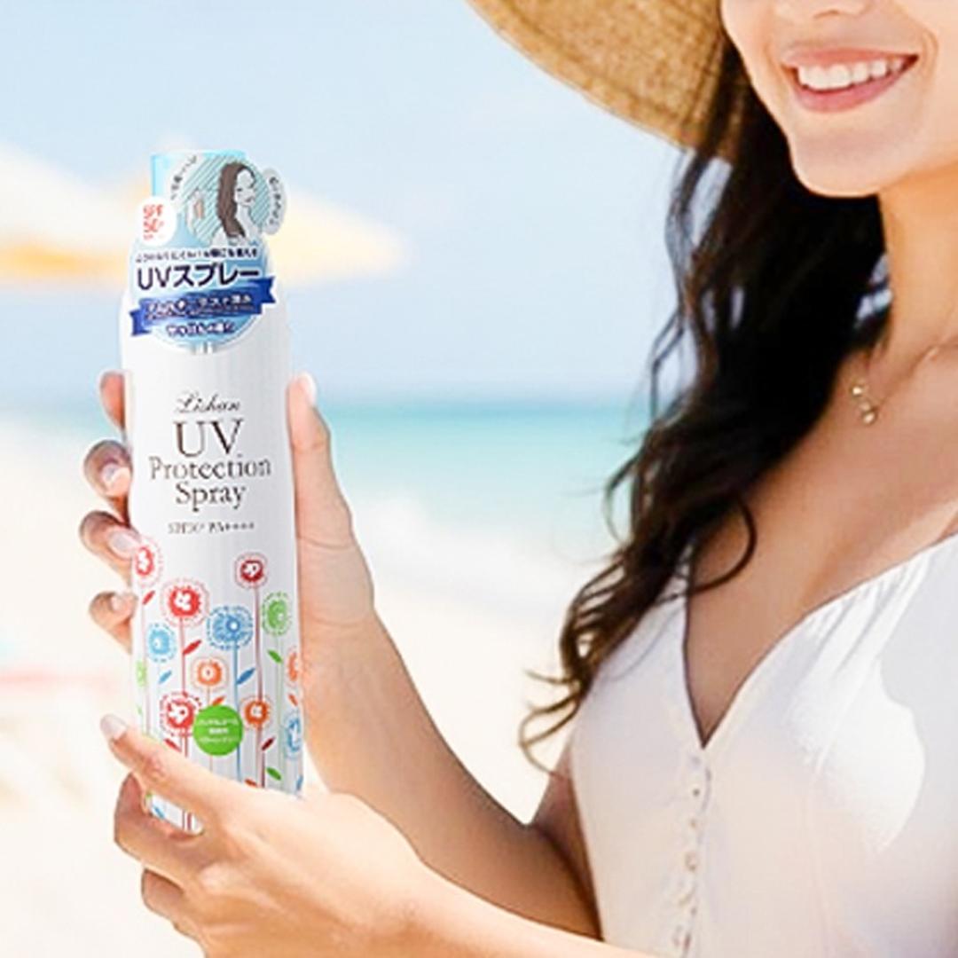 リシャンUVスプレー せっけんの香り 2個セット 通販 日焼け止めスプレー 日焼け止め スプレー リシャン 日焼けどめ ひやけどめ 日やけ止め spf50 PA++++ 髪の毛 白くならない 全身 顔 石鹸で落ちる 紫外線対策 春夏 ビューティー 美容 ボディー せっけんの香り ・