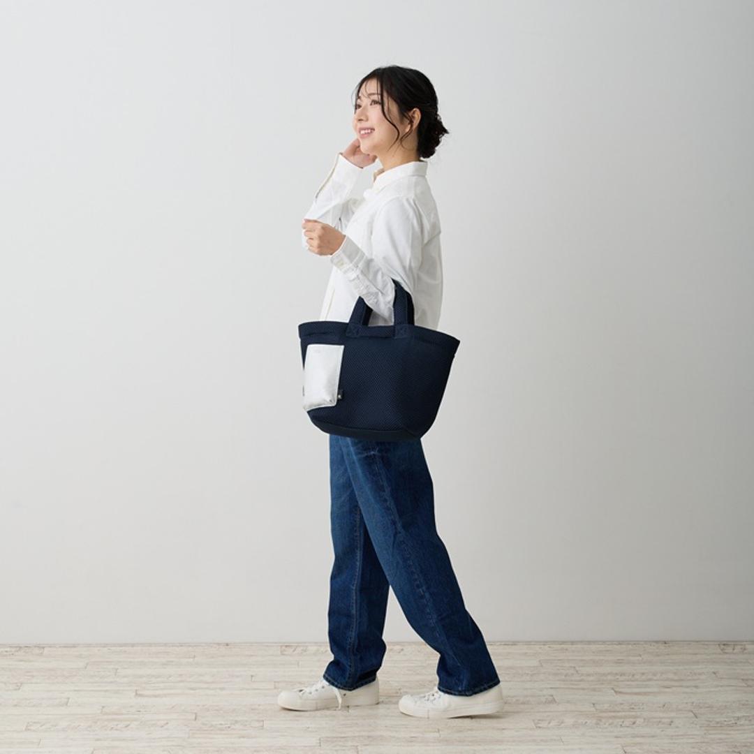 ルートート トートバッグ ROOTOTE 1040 通販 トートバック 手提げバッグ 手提げ袋 手提げかばん 手提げカバン 手提げ鞄 レディース 軽量 軽い 通勤 通学 おしゃれ シンプル 洗える 手洗い 無地 配色 wefer ウエッファ DELI デリ NAVY ・