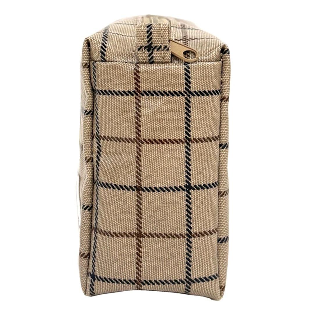 ルートート ラミネート ROOTOTE 3609 通販 ポーチ 化粧ポーチ 小物入れ メイクポーチ コスメポーチ ペンケース レディース 大人 かわいい おしゃれ チェック 撥水 軽量 軽い 旅行 シンプル オシャレ withRoo ウィズルー ウイズルー C-GREEN ・