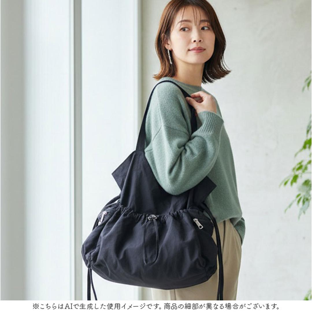 トートバッグ ナイロン レディース 通販 laportadizucchero ラポルタディズッケロ ショルダーバッグ 大容量 ナイロントートバッグ 手提げバッグ 柔らかい やわらかい トートーバック かわいい おしゃれ 軽い 大人 通勤 通学 ギフト ブラック ・