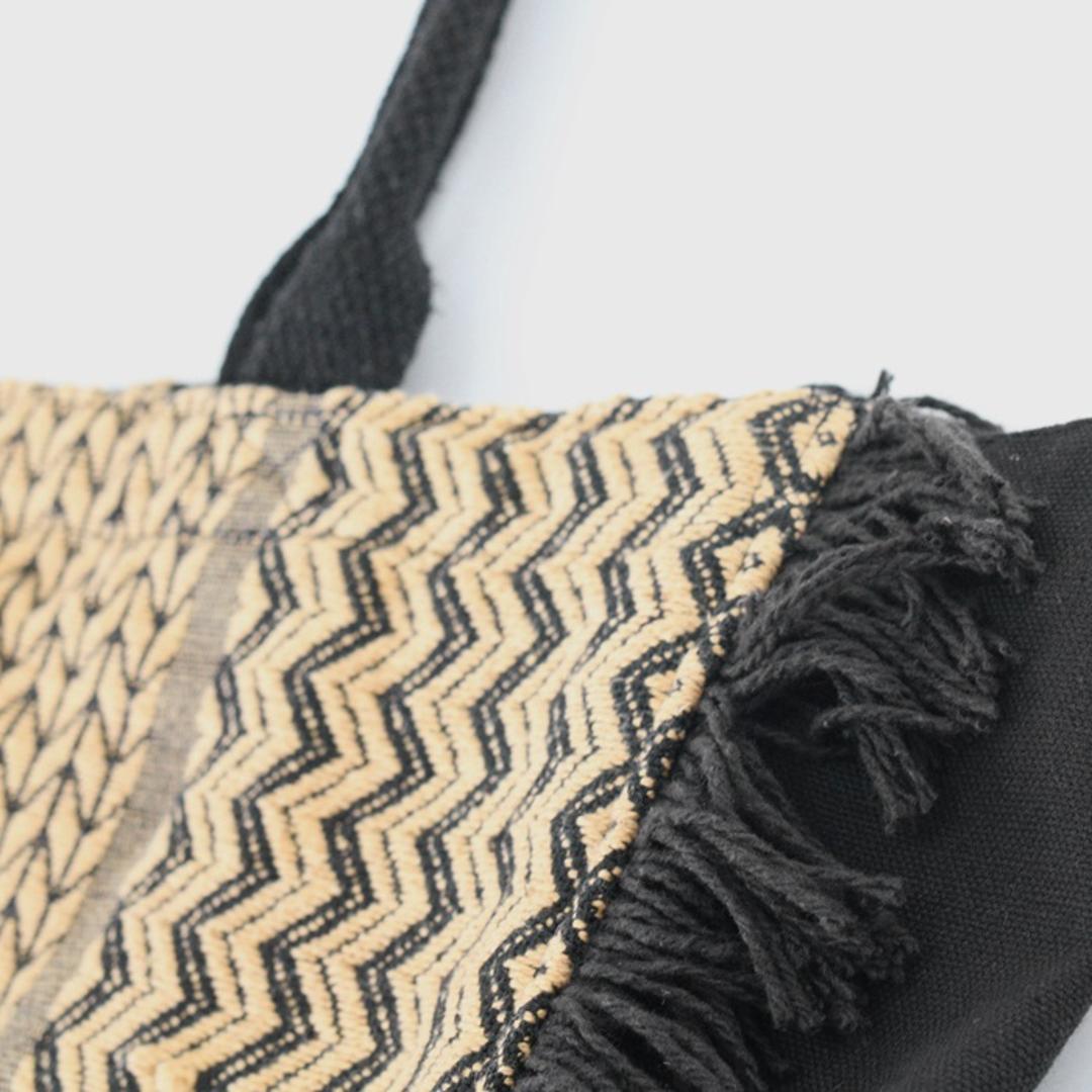 トートバッグ 肩掛け 大容量 通販 トートバック トート 手提げ 旅行バッグ スクエアトート スクエア型 アフリカン シック アジアン雑貨 エスニック エキゾチック レディース メンズ 男女兼用 ユニセックス おでかけ お出掛け お出かけ 旅行 トラベル ブラック ・