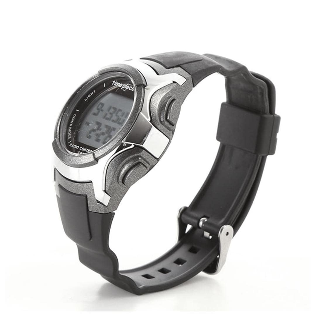 腕時計 メンズ ソーラー 電波 通販 生活防水 シンプル デジタル 電波時計 多機能 男の子 男子 男性 通勤 スポーツ ランニング 男女兼用 中学生 高校生 リストウォッチ time piece タイムピース TPW-001 TPW-002 TPW-001.GM ・