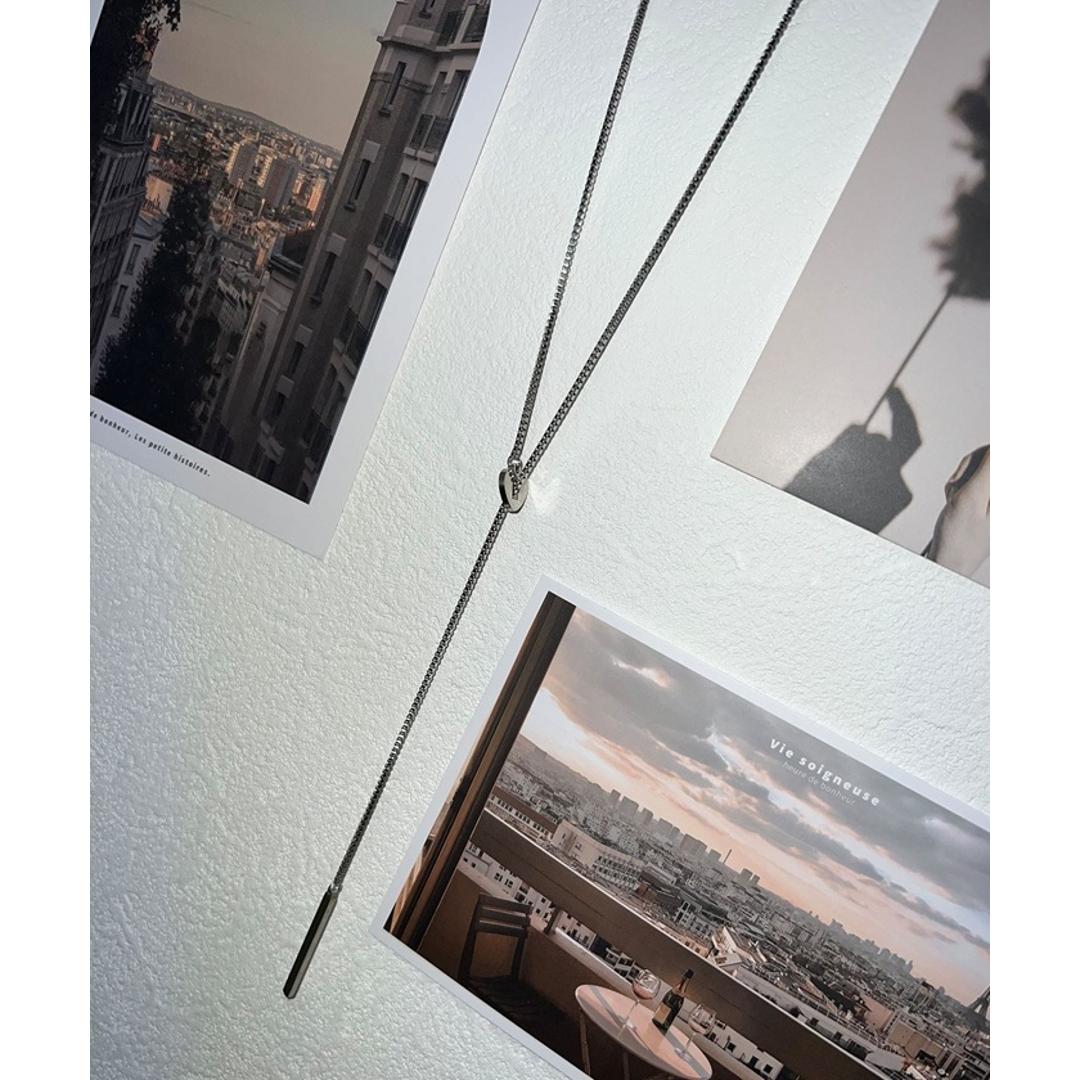 ネックレス レディース シンプル 通販 ペンダント Y字 ループネックレス レディースジュエリー レディースアクセサリー 大人 かわいい おしゃれ 可愛い オシャレ 大人っぽい カジュアル Diamond Hearts ダイヤモンドハーツ nec-023 シルバー ・