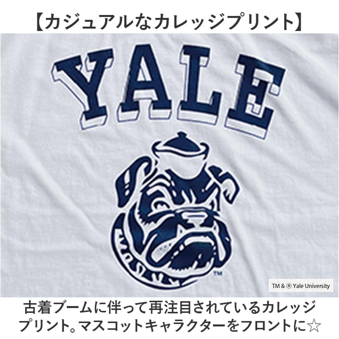 Tシャツ シャツ 半袖 YALE 通販 カットソー tシャツ 半袖Tシャツ 半袖tシャツ カジュアルシャツ クルーネック プリント トップス メンズ レディース 男女兼用 ユニセックス 定番 アウトドア カジュアル かっこいい おしゃれ オシャレ White Mサイズ