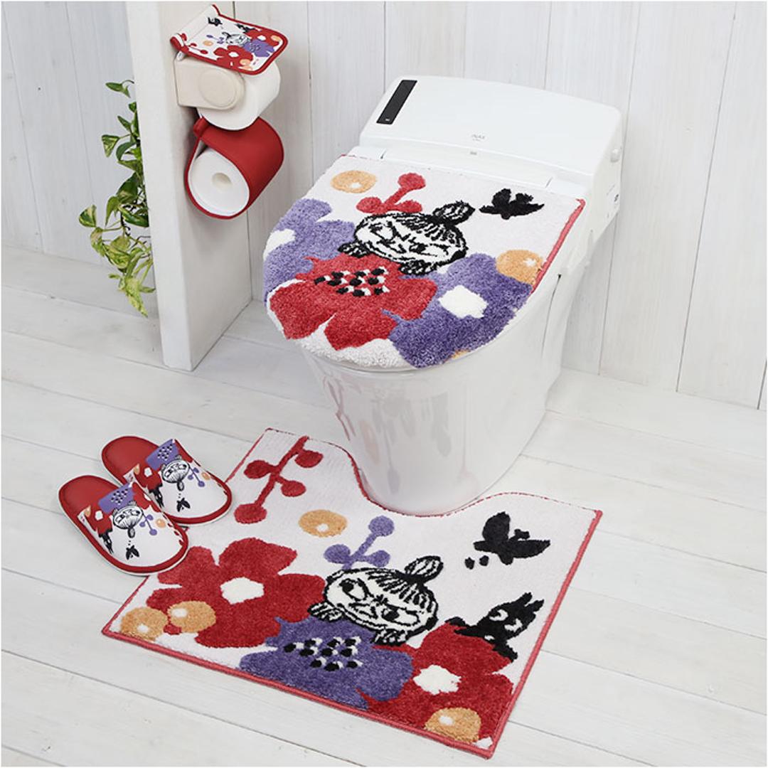 ムーミン トイレ グッズ 通販 スリッパ 室内 ルームシューズ ルームスリッパ トイレスリッパ おしゃれ 洗える 北欧 かわいい オシャレ 可愛い キャラクター MOOMIN ちょうちょ 蝶々 テキスタイル トイレファブリック ヨコズナクリエーション 生活雑貨 ペルホネンムーミン ・