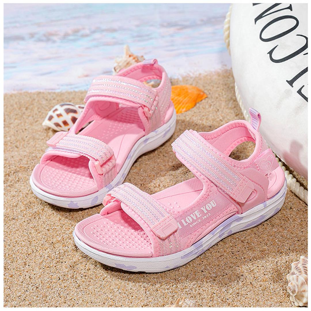 キッズ サンダル 女の子 通販 スポーツサンダル ビーチサンダル 子供 子ども こども ジュニア 子供靴 スポサン サンダル 通気性 軽量 履きやすい 海 プール 旅行 リゾート 滑りにくい 疲れない 夏 かわいい おしゃれ グリーン 【即日発送】29(19.0cm)