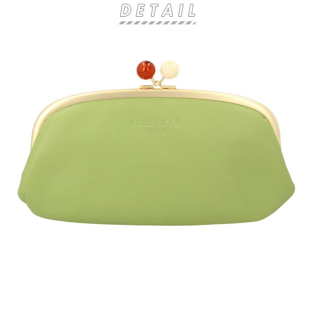 ズッケロフィラート 財布 通販 ブランド レディース 本革 革 zucchero filato 58057 がま口長財布 レザー カウレザー おしゃれ かわいい サライ 日本製 母の日 プレゼント ギフト ピンク ・