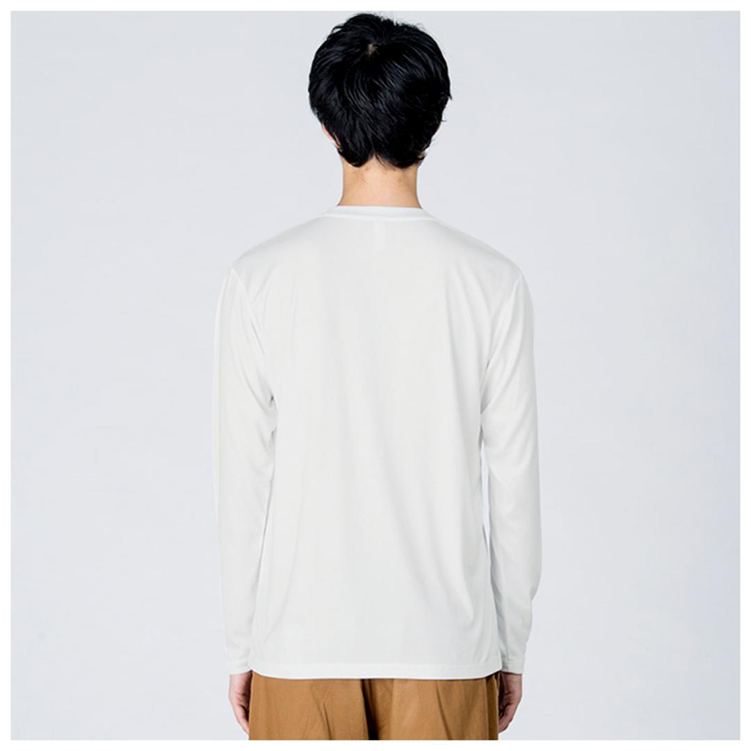 長袖tシャツ メンズ 大きいサイズ 通販 長袖Tシャツ カットソー レディース 3L 大きいサイズ ストレッチフィット 3.5オンス ロンT ドライ長袖Tシャツ ドライ長袖tシャツ スマートシルエット インナー 超軽量 吸汗 速乾 g 001.ホワイト ・